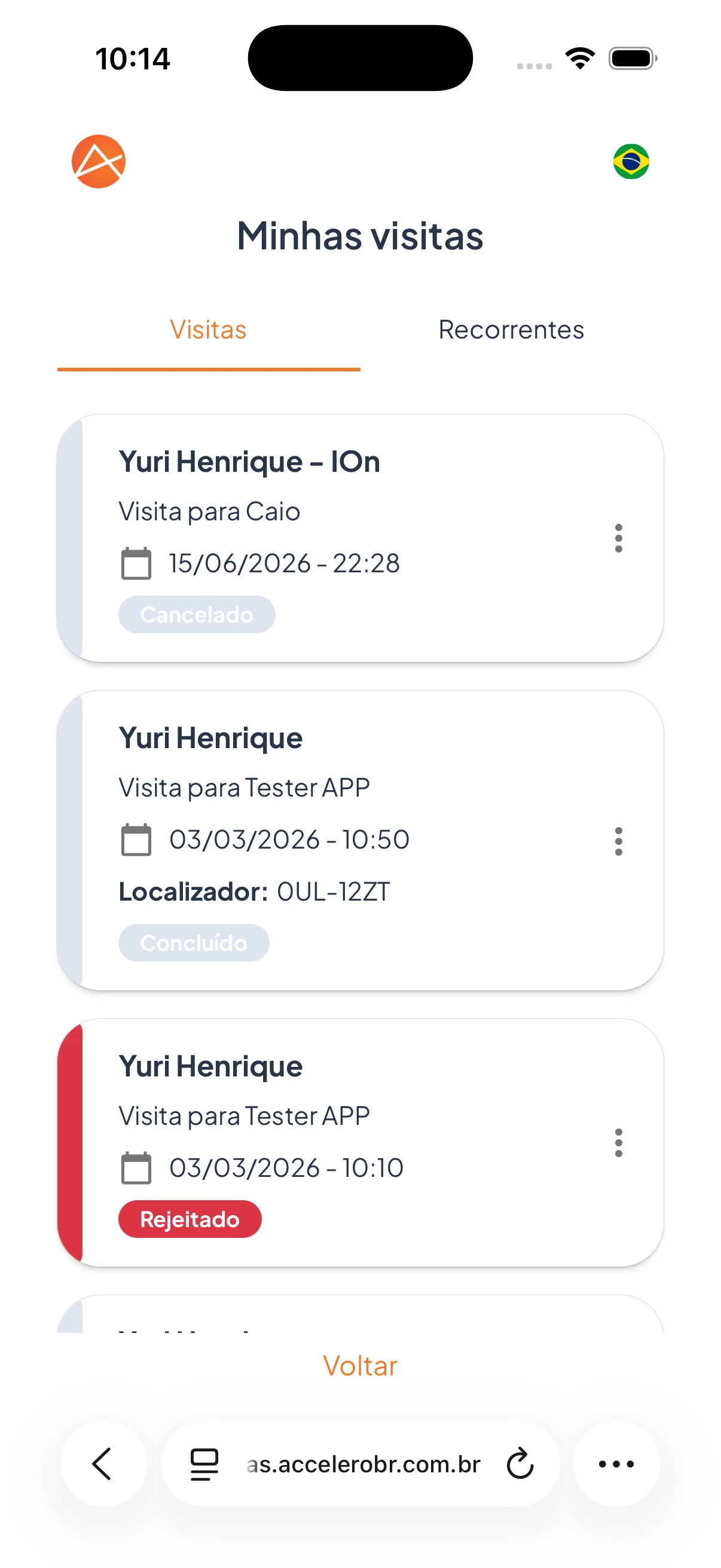 Histórico de visitas (2)